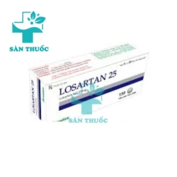 Losartan 25 Meyer - BPC - Thuốc tim mạch điều trị tăng huyết áp